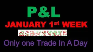January 1st Week PnL 🔥 | Market Ne Kya Sikhaya? | Beginners watch