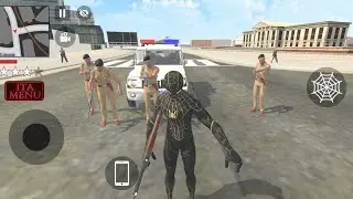 Spider man vs police 🚨 in Indian crime game 🤑