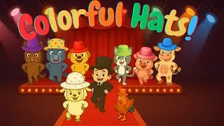 Colors Song | The Colorful Hat Parade | Educational Kids Song