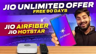Jio Unlimited Offer 2025 🔥 Free 90 Days Jio Hotstar & 50 Days Jio AirFiber WiFi 🤑 IPL Cricket Offer