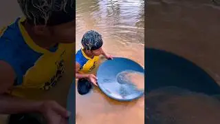 The process of finding gold in the sand | Finding gold in a receding river | $40,000 gold nugget