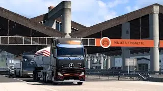 Euro Truck Simulator 2 DLC West Balkans Border Between Austria and Slovenia #gameplay