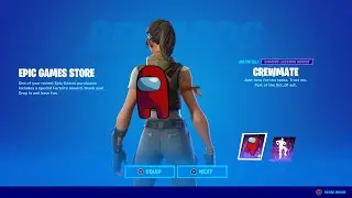 How To Get Among Us Crewmate Back Bling For FREE! (Fortnite)