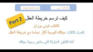 كتاب مسموع - كيف ترسم خريطة العقل - تونى بوزان - الفصل الثالث - الجزء الثانى - part2- اقرأ معى