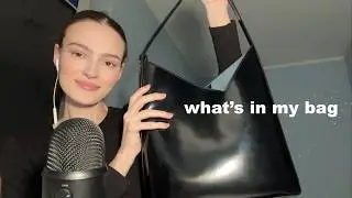 ASMR what's in my bag?
