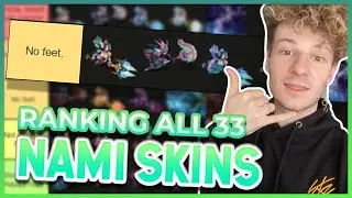 RANKING ALL 33 NAMI SKINS AND CHROMAS | if she aint got feet she aint worth it (Base to Cosmic)