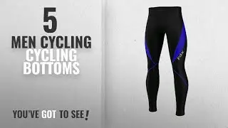 Top 10 Men Cycling Cycling Bottoms [2018]: FDX Mens Cycling Tights Winter Thermal Cold Wear Padded