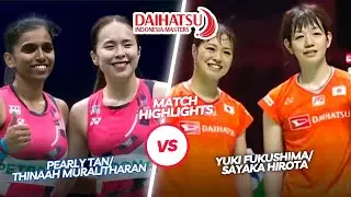 Terrific Match‼️‼️Tan/Muralitharan (MAS) vs Fukushima/Hirota (JPN)‼️Daihatsu Indonesia Masters 2023