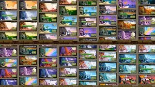 Temple Run 2 Winter Toyland VS Winter Wasteland VS Holiday Havoc VS Enchanted Palace
