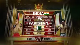 INDIA 🇮🇳 VS PAKISTAN 🇵🇰  #mma MMA #Fight 💪🏻SFL,Fight highlights | #crazy #knockout 