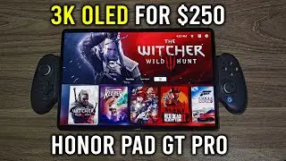 Я купил самый дешевый 3K OLED-планшет, в основном для игр — Honor Pad GT Pro.