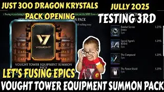 Mk Mobile | Vought Tower Equipment Summon Pack | 20 Packs Opening Jully 2025 #mkmobile #games