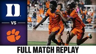 Duke vs. Clemson Full Match Replay | 2025 ACC Men's Soccer