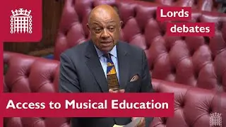 Access to music education | House of Lords