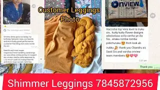 💥 Shimmer Leggings 💥 Lycra Leggings 💥 Silk Pant 💥 Super Bottom Wear Live 💥Watsapp Booking 7845872956