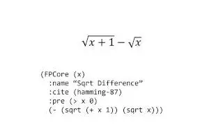 FPBench: A Standard Benchmark Suite and Format for Floating-Point Analysis