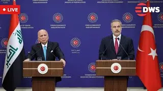 LIVE: Turkish FM Hakan Fidan Visits Iraq | Talks on Oil, Water, Gaza & Syria | AC1Z