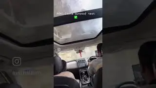 Creta sunroof test waterfall #creta #creta2024  #cretastatus #sunroof oof