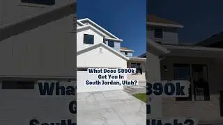 What Can You Get For $890k In South Jordan Utah?