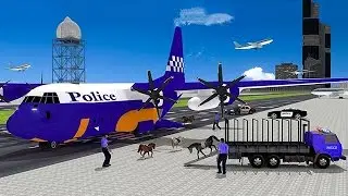 Police Airplane Transporter (by Great Games Studio) Android Gameplay [HD]