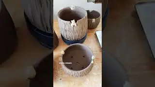 Day in the life of a part-time potter #satisfying #claylife #maker #art #clayworks #handmade