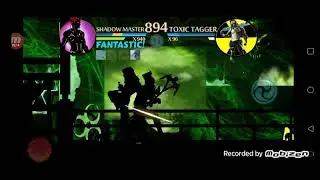 Shadow fight 2 vs Toxic tagger (fortnite skin )