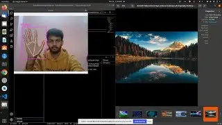 Hand Wave Image Viewer.....#opencv #python #project #touchlesstechnology