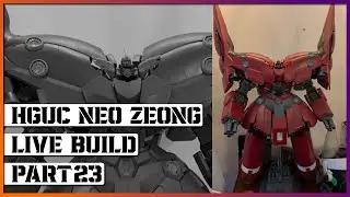 Lets Build Something Big! - HGUC Neo Zeong Live Build Part 23 - [4K]