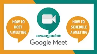 How to Host a Meeting on Google Meet from Mobile phone | Malayalam | How to Schedule a Google Meet