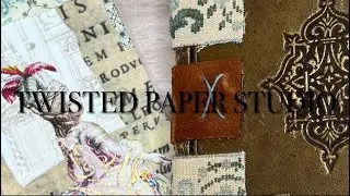 Part IIl Finishing Simple decorated pages and elegant touches!  #junkjournal #craft #ephemera