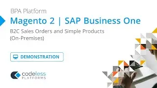 Magento 2 SAP Business One B2C Sales orders and Simple Products &ndash; Demonstration video