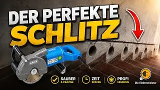 Treppenstufenbeleuchtung Installation. Schlitzen und Bohren der Dosen. Mit Bewegungsmelder Teil 1