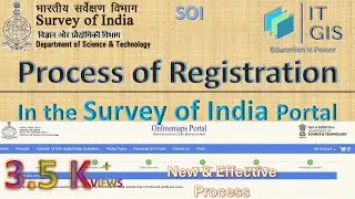 Survey of India New Registration Process || Download Toposheet / Boundary Database || SOI || ITGIS