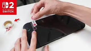 EVERYONE should learn this TRICK【Switch 2 Screen Protector】