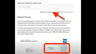 How to get American Express Merchant ID