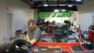 Can you spot the squirrel?? Shop clean up and updates!!