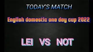 DREAM 11 TODAYS MATCH PREDICTION LEI VS NOT | LEI VS NOT | LEI VS NOT PREDICTION #anuragdwivedi