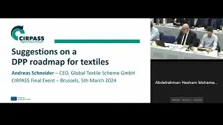 (18/23) CIRPASS &ndash; Suggestions on a DPP roadmap for textiles | CIRPASS final event