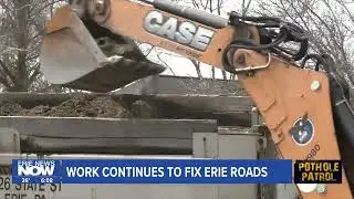 Pothole Patrol: Work Continues to Fix Erie Roads