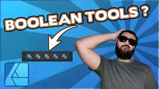 Boolean Tools Made EASY in Affinity Designer