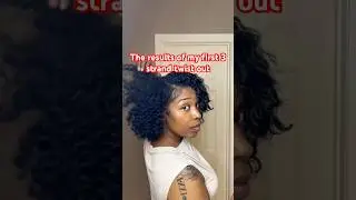 For my first 3 strand twist out, I&rsquo;d give it a 7/10! #twistout #3strand #naturalhair