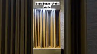 Sound Diffuser at the Studio