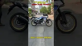 How easy is it to seat on Honda XL750 Transalp?
