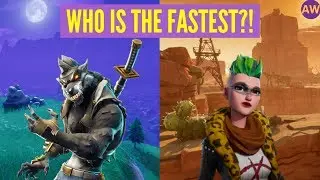 Who Is The Fastest Hero In Fortnite?! Mythic Ninja Dire Or Mythic Outlander Phase Scout Jess