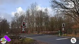 2023/12/30 EB&Uuml;T80 + BUES2000 Heide / Wesseln (Waldstedter Stra&szlig;e) | Bahn&uuml;bergang