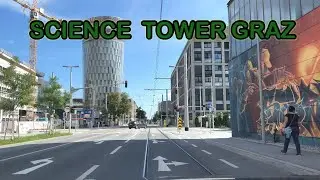 SMART CITY - SCIENCE TOWER GRAZ &Ouml;STERREICH #driving #tower #graz #smart