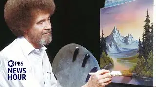 Auction of Bob Ross paintings aims to fill funding gaps for public broadcasting