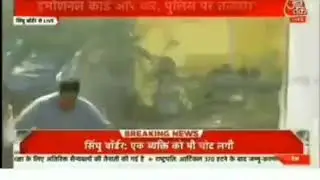 When Delhi Police supported Goons. #savedemocracy #kissanandolan