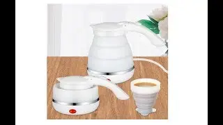 V VONTOX Foldable Travel Electric Kettle