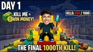 IMPOSSIBLE 1000 Kill Run! 😱 Every 100 Kills = 1v1 for $$$